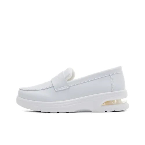 Warrior Nurse Shoes Non-slip Lightweight Low-Top Casual Shoes Women's White