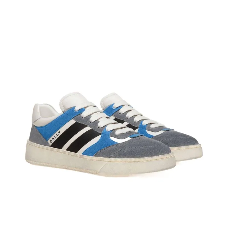 BALLY Panelled Suede Sneakers-2
