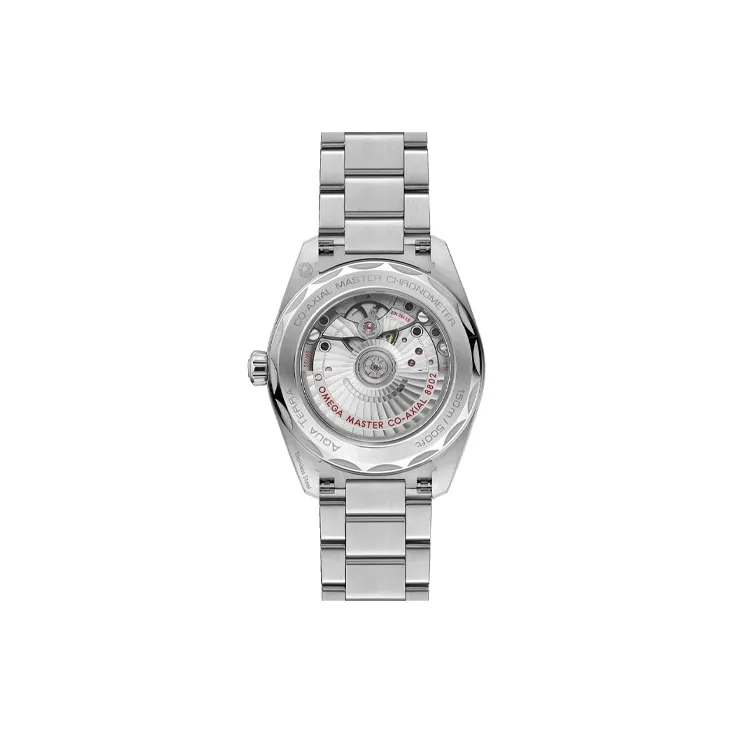OMEGA AQUA TERRA 150 Meters Automatic Mechanical Movement Women's Watch 38mm White Dial-4