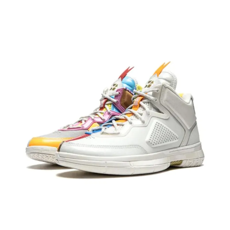 LiNing WAY OF WADE 1 Durable Breathable Basketball Shoes Men's White-3