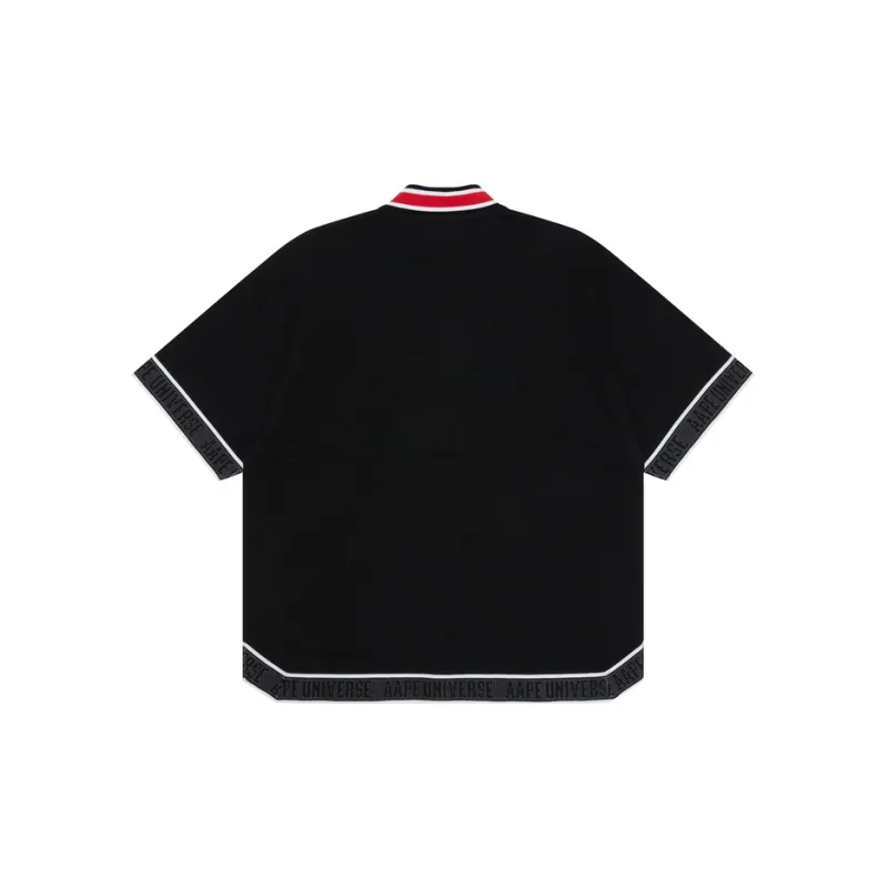 Aape Logo Stripe tipping Shirt-1