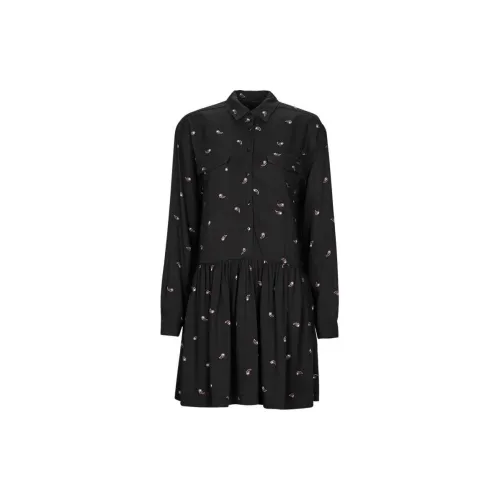 Pepe Jeans Long-Sleeved Dresses Women's Black