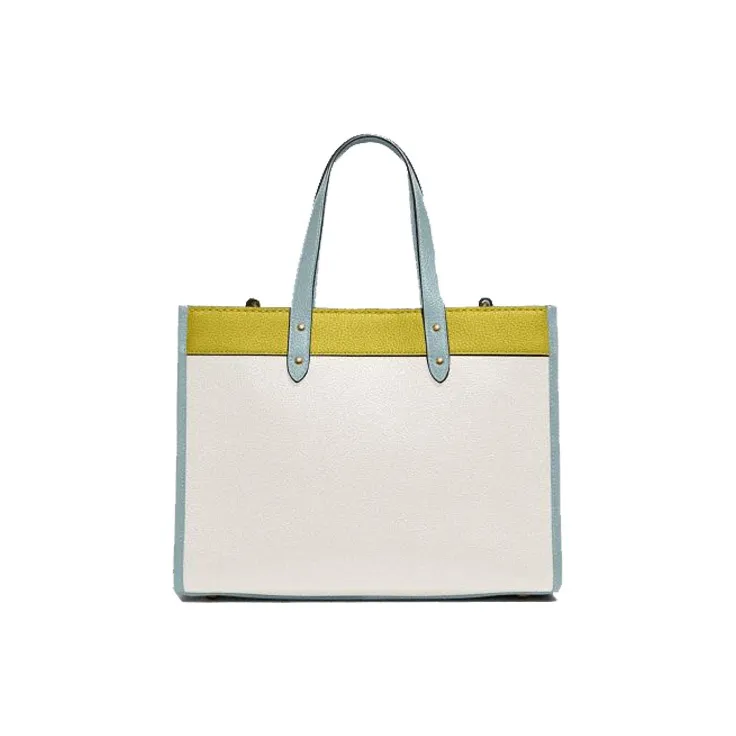 COACH Field Leather Tote Bag, Shopping Bag, Crossbody Bag, Handbag Tubas Women's-2