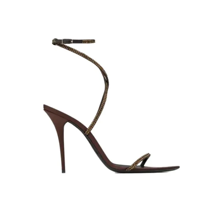 SAINT LAURENT Ava Open Toe Sandals Women's-1