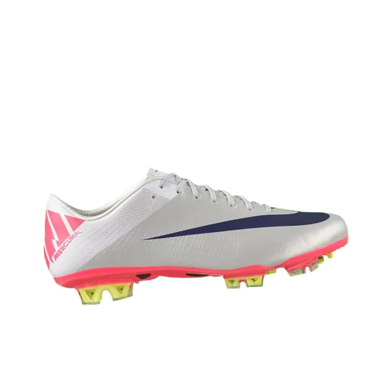 Nike Mercurial Vapor Superfly 3 FG Firm Ground Shock Absorbers Soccer Shoes Men's Pink-1