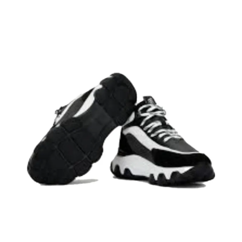 HOGAN Hyperactive Cushioning Anti-Slip And Wear-Resistant High-Top Running Shoes Women's Black White-4