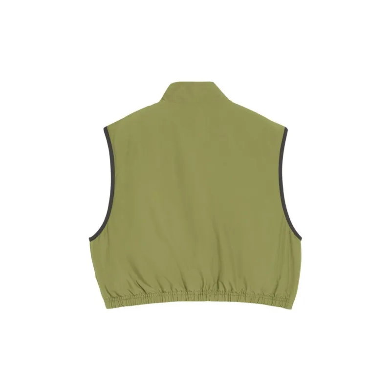 PUMA DARE TO WOVEN VEST Women's Olive Green-1