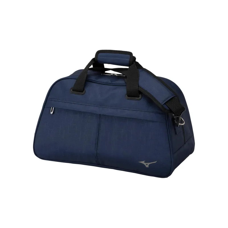 Mizuno Synthetic Fiber Boston Bag Shoulder Bag Crossbody Bag Handbag Unisex Marine Blue-0