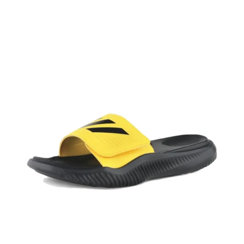 Adidas Alphabounce Slide 'Black Yellow'-2