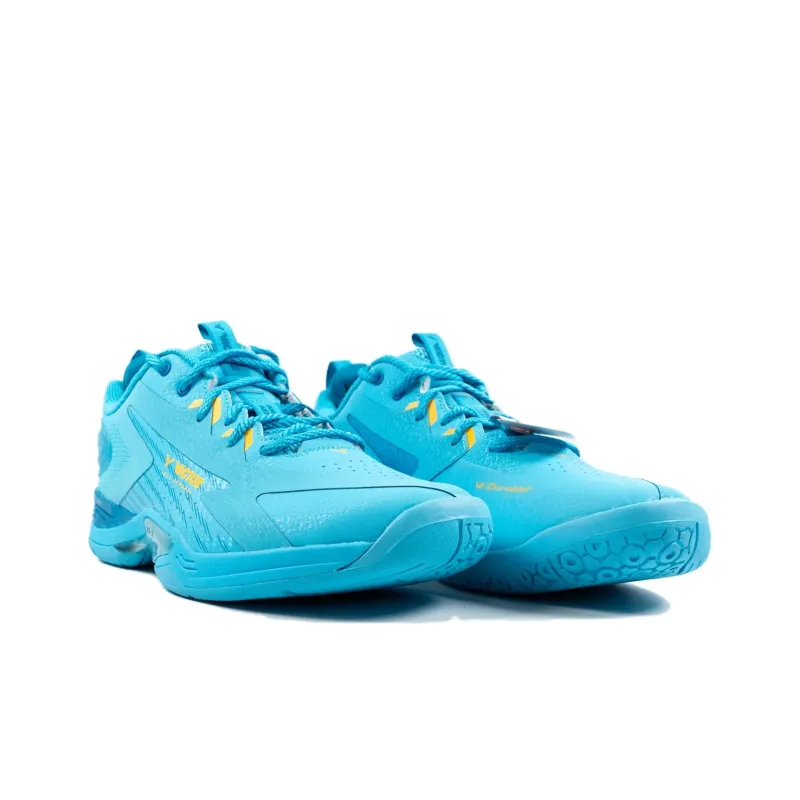 VICTOR Anti Slip Wear Resistant Low Top Badminton Shoes Unisex Blue-2