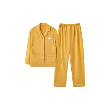 JinShaLa Pajama Set Women's Yellow