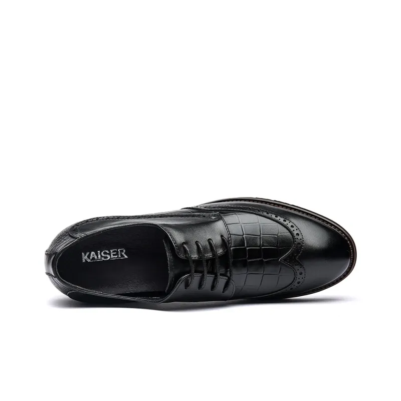 KAISER Dress Shoes Men Low Top Black/Black-2