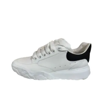 Alexander McQueen Oversized Court Trainer White Black Women's