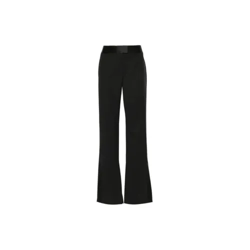 OFF-WHITE Satin-trim Wool Trousers