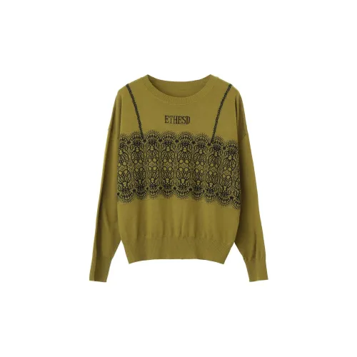 NAWAIN Sweaters Women's Mustard Yellow