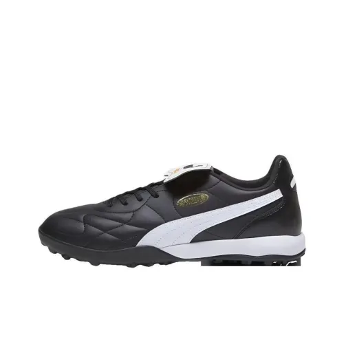 PUMA King TT Rubber Broken Studs Cushioning, Wear Resistant Soccer Shoes Unisex Black