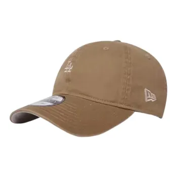 New Era LA Dodgers Embroidered Logo Cotton Baseball Cap Khaki