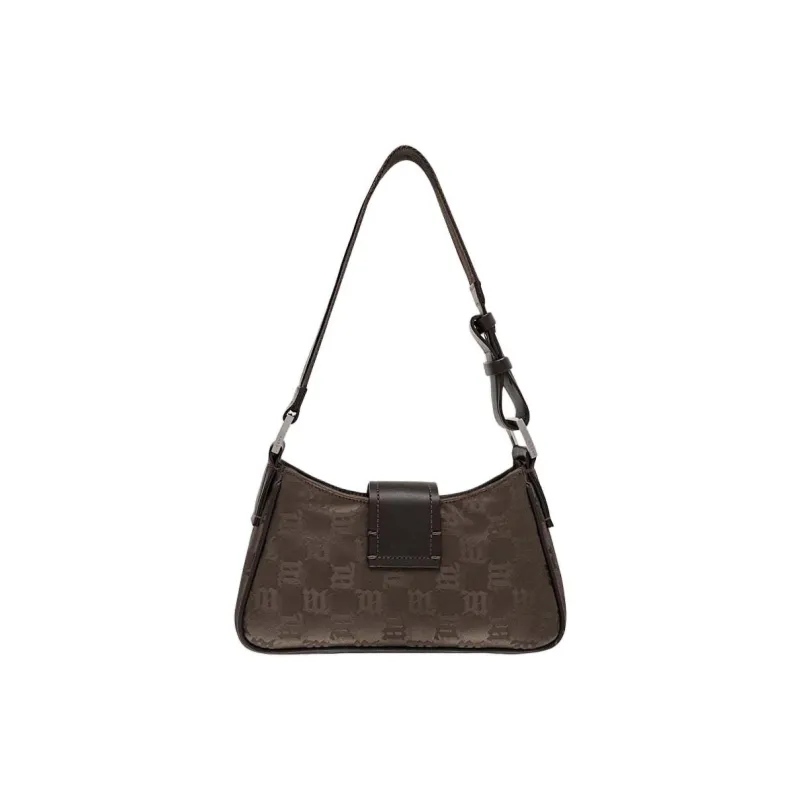 Misbhv Nylon Handbag Shoulder Bag Women's Brown-1