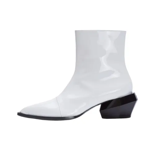 BALMAIN Billy Patent-leather Ankle Boots