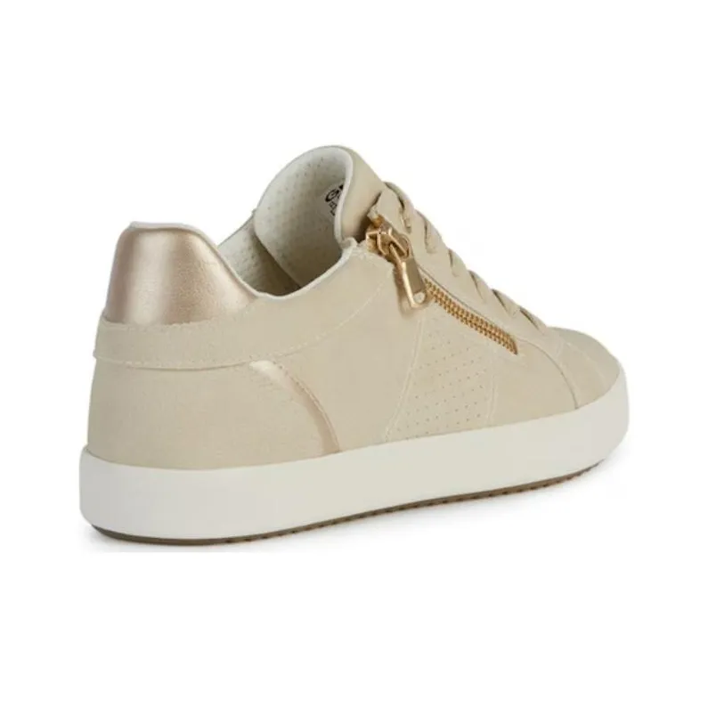 GEOX Low Top Skateboard Shoes Women's Khaki-3