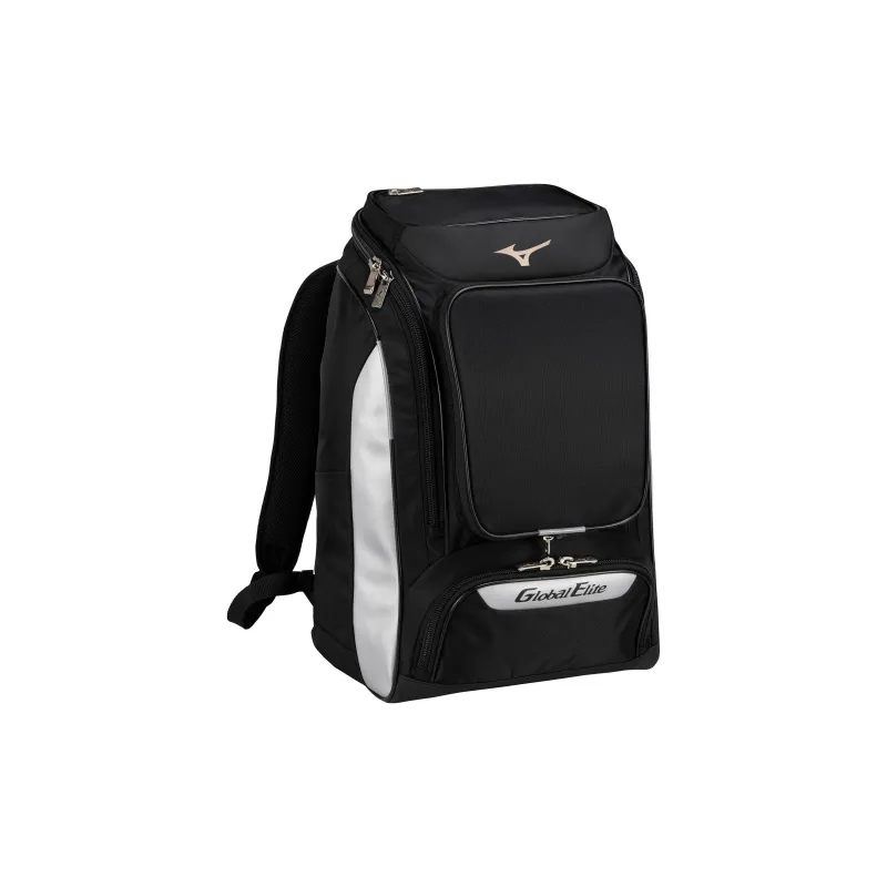 Mizuno Nylon Backpack Unisex Black-0
