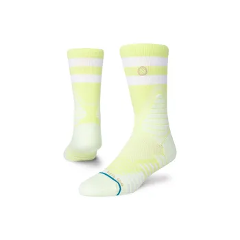Stance Mid Calf Socks Unisex 1 Pack Neon Green