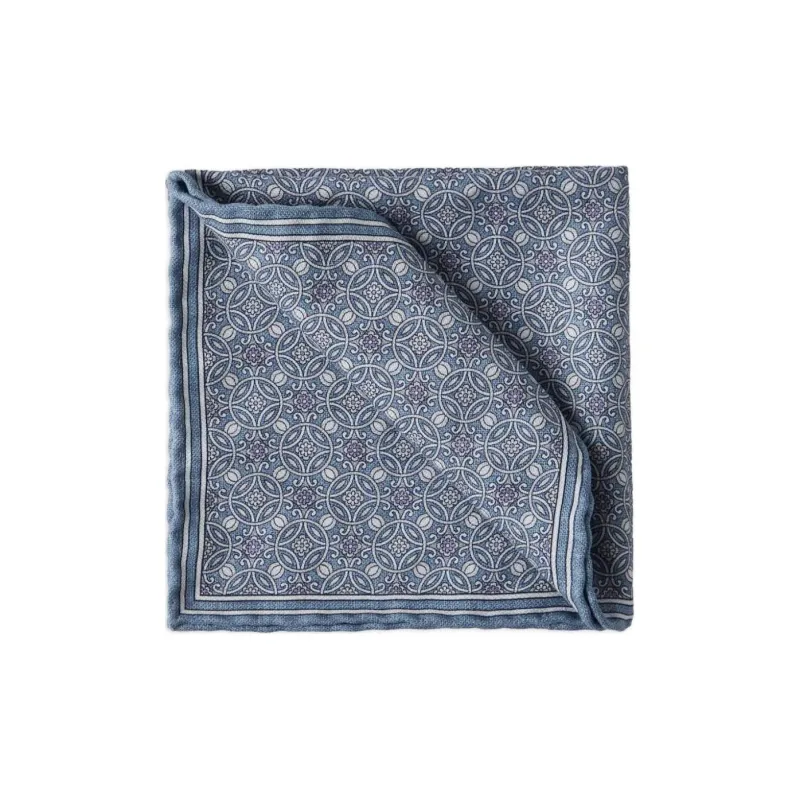 Brunello Cucinelli Graphic-print Silk Pocket Square-1