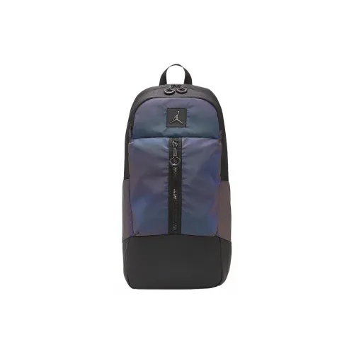 Jordan Polyester Backpack Regular Unisex Black/Reflection Silver