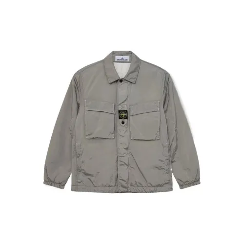 STONE ISLAND Jackets Men Concrete Gray