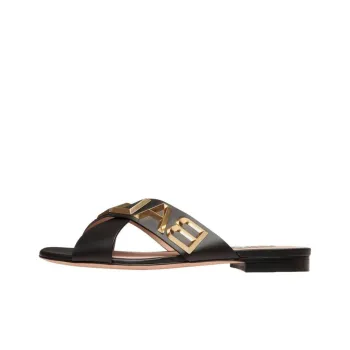 BALLY Logo plaque Crossover Sandals