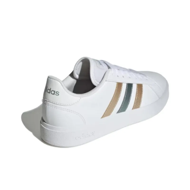 Adidas Neo GRAND COURT 2.0 Cushioning, Wear Resistant Low Top Skateboard Shoes Women's White-3