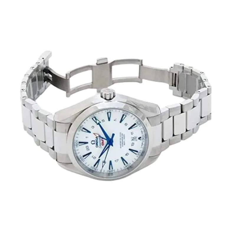 OMEGA AQUA TERRA 150 Meters Automatic Mechanical Movement Men's Watches Watch 43mm White Dial Titanium Strap-2