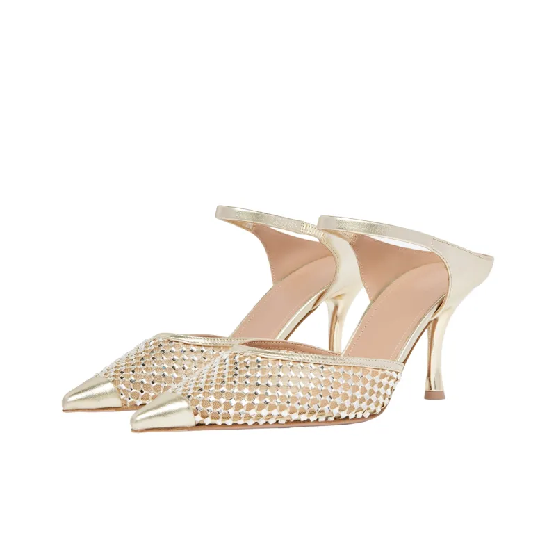Malone Souliers Vega 70mm Crystal-embellished Mules-2