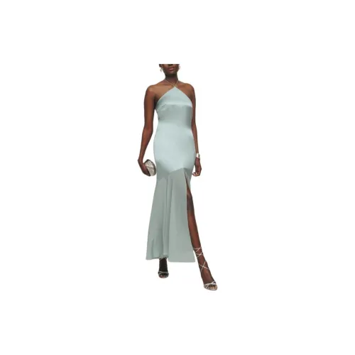 Reformation Slip Dresses Women's Blue Crystal