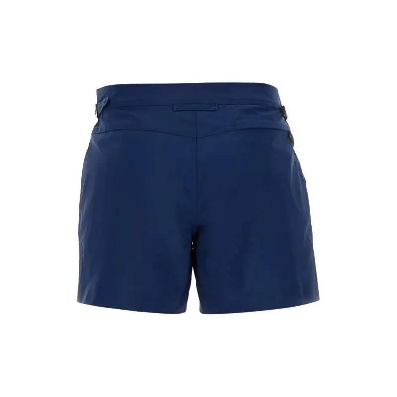 TOM FORD Mid Rise Side Buckled Swim Shorts-1