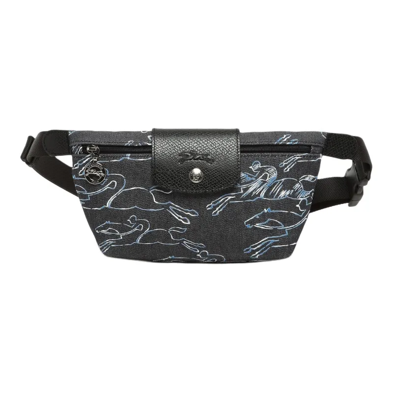 LONGCHAMP Le Pliage Canvas Sling Bag, One Shoulder, Crossbody, Fanny Pack Extra Small Women's Marine Blue-0