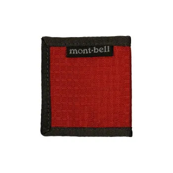 MONTBELL Nylon Coin Purse Unisex Red