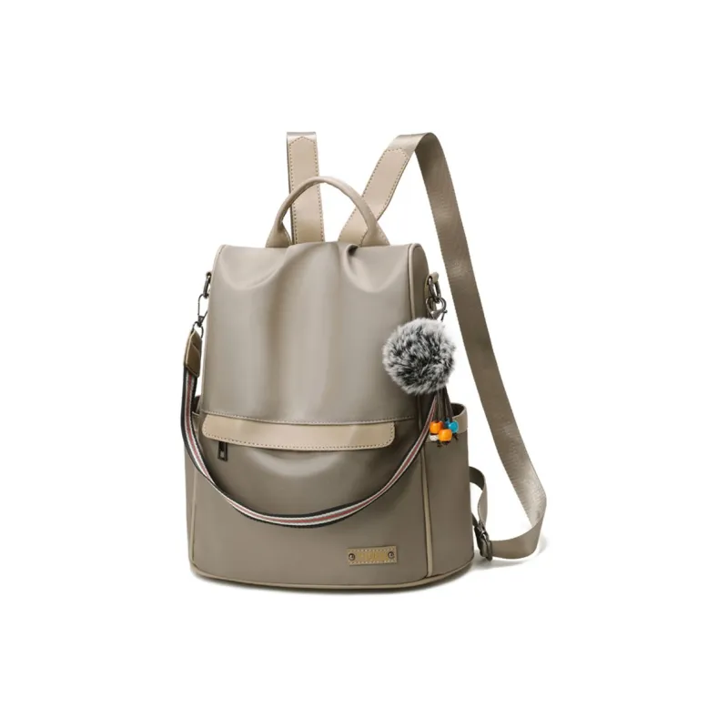 Weymond Oxford Travel Trendy Backpack Women's Gray/Blue/Green/Khaki-6