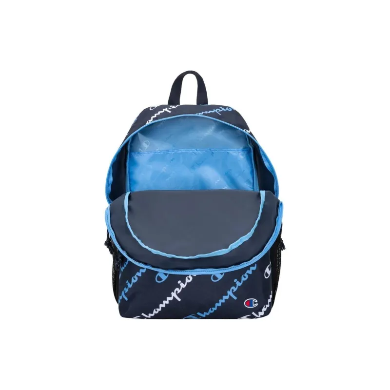 Champion Polyester Backpack Regular Men's Marine Blue & White-3