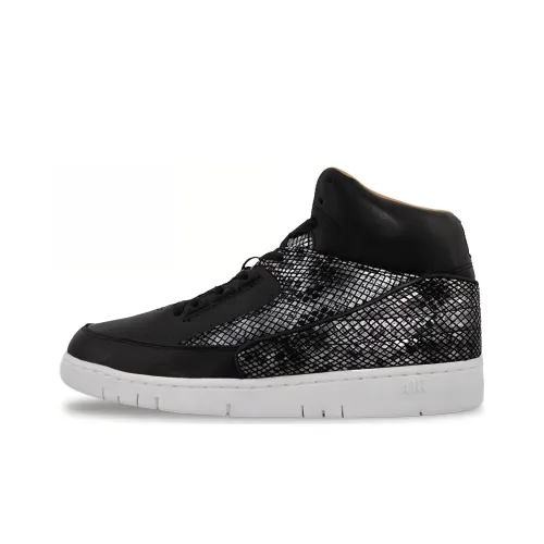 Nike Air Python Vintage Basketball Shoes Men High-Top Black/Silver