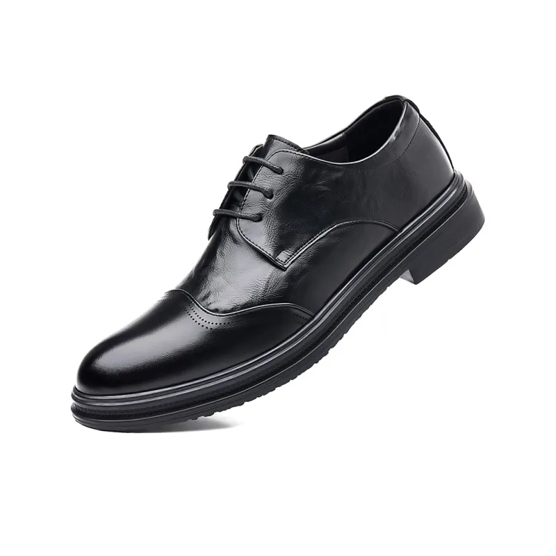JIETEGONGYANG Dress Shoes Men's Black-0