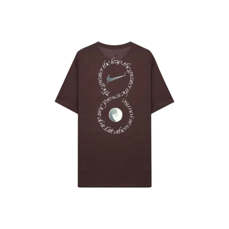 Nike T Shirts Men Brown-1