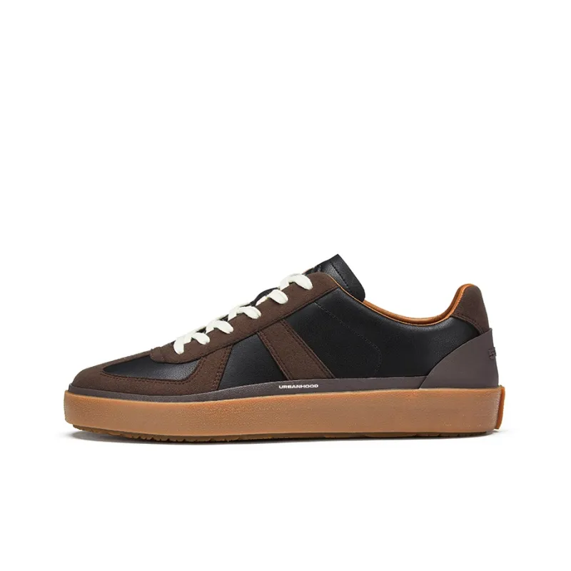 URBANHOOD 5560 Series Low Top Casual Shoes Unisex Dark Iron Brown-0