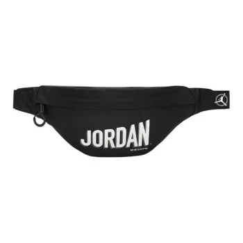 Jordan Polyester One Shoulder Crossbody Fanny Pack Regular Unisex Black