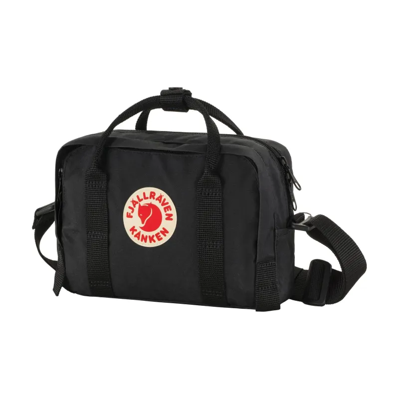 Fjallraven Kanken 4L One Shoulder Crossbody Fanny Pack Vinylon Black Men's-1