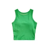 Green[Cropped Style-Elevate Waistline]