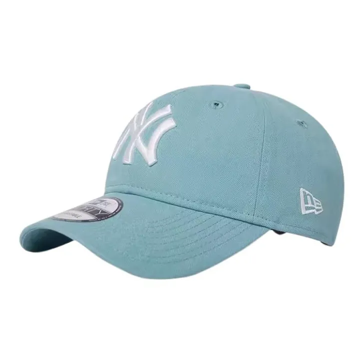 New Era Cotton Baseball Caps Unisex Cyan-0