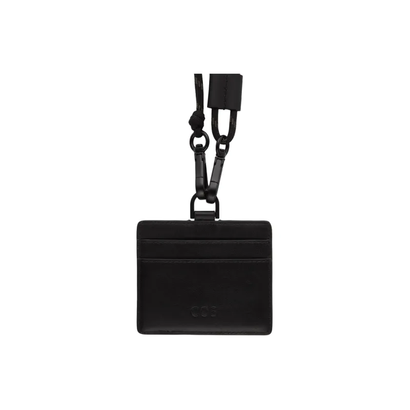 COS Leather Card Holder Men's Black-2