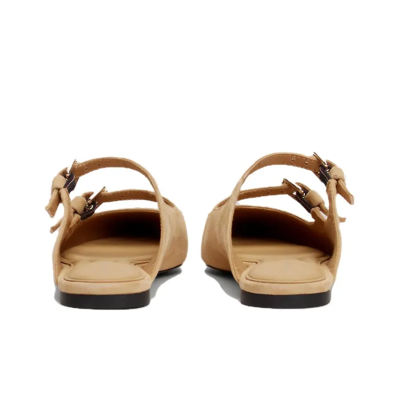Tommy Hilfiger Wrap-toe Slippers Women's Brown-3