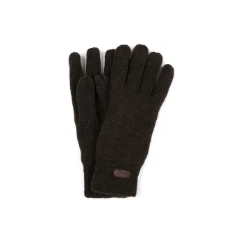 BARBOUR Knit Gloves Men's Brown